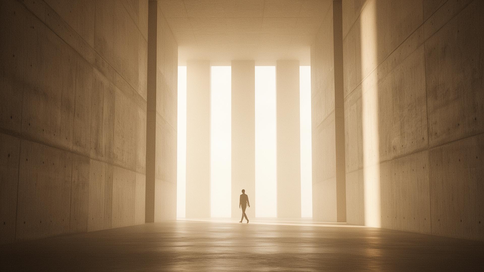 Editorial portrait of architectural space